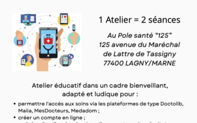 Atelier numérique accès à la santé – 15 et 17 novembre